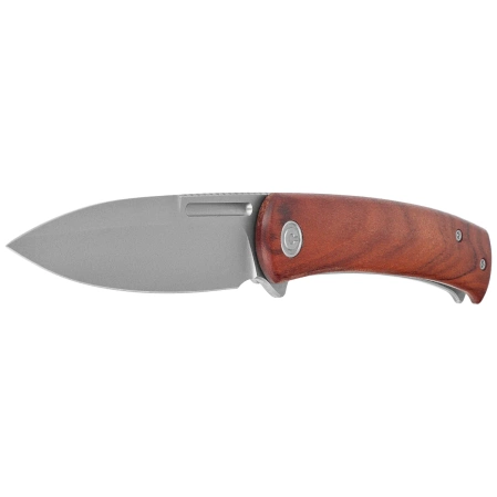 Civivi Knife Cetos Cuibourtia Wood / Stainless Steel, Silver Bead Blasted 14C28N (C21025B-4)