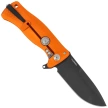 Nóż składany LionSteel SR11A Orange Aluminium, Black Sleipner by Molletta (SR11A OB)