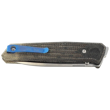 Reate PL-6 Knife Green / Black Micarta, Satin Nitro-V (PL-6 GRBKM SAT)