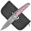 Nóż składany Bestech Mothus Purple Titanium, Satin by Hand M390 by Kombou (BT2206E)