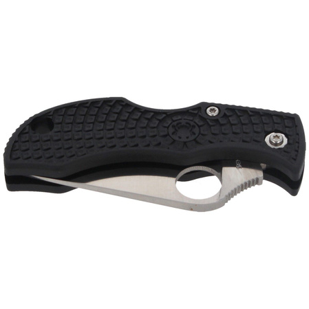 Spyderco Manbug Lightweight Black PlainEdge Knife (MBKP)