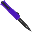 Nóż automatyczny OTF Microtech Hera II Mini D/E Purple Aluminium, Black M390MK by Tony Marfione (1702M-1PU)