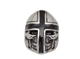 Tole 10 Imperial Skull Cross Helmet Ring Ø19 (16251-19)