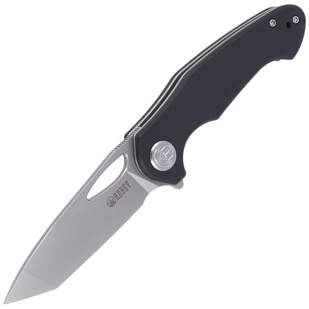 Kubey Dugu KU159C Knife Black G10, Sandblasted 14C28N