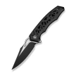 Civivi Anaaki Knife Black Aluminum, Black Stonewashed/Satin Nitro-V (C24039-1)