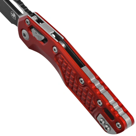 Microtech MSI S/E Knife Merlot Frag Aluminum, Black M390MK by Tony Marfione (210-1FRMR)