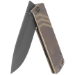 Medford The Antik Drop Point, Bronze Titanium, Black HW, DLC Clip, Black DLC S45VN (MK2114PD-36A1-TPCP-BN)