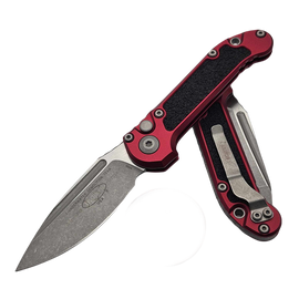 Nóż automatyczny Microtech LUDT S/E Gen III Merlot Aluminium/3M, Apocalyptic M390MK by Tony Marfione (1135-10APMR)