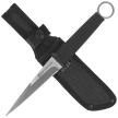 K25 RK-32693 Boot Knife Rubber Black, Titanium/Brushed 3Cr13Mov