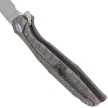 Kubey Nova Frame Lock Knife Flamed Titanium, Beadblasted 14C28N (KB235G)