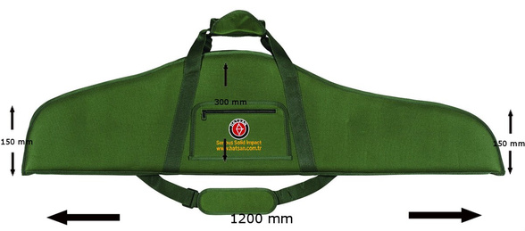 Hatsan Bag for Air Rifle with Scope Mounted, Green