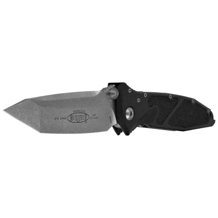 Microtech Socom Elite T/E-M Knife Black Aluminum, Stonewashed M390MK by Tony Marfione (161-10)
