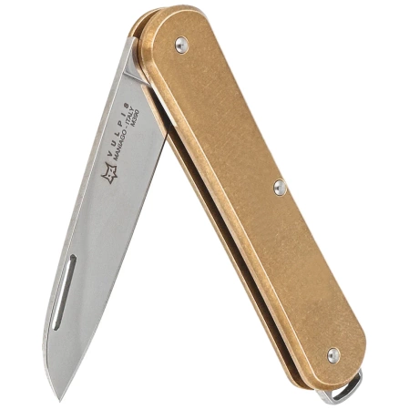 Scyzoryk Fox Vulpis Brass, Polished M390 (FX-VP130 OT)