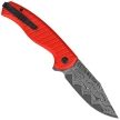 Civivi Knife Stormhowl Red Aluminum, Damascus (C23040B-DS1)