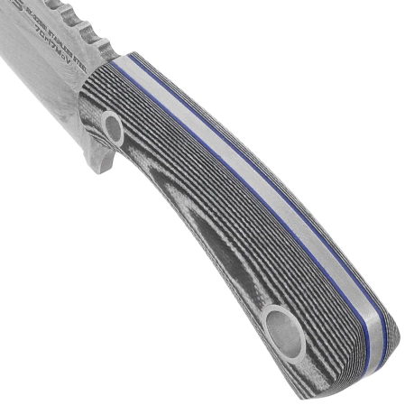 Nóż na szyję K25 Boot Knife Black/White G10, Satin 7Cr17Mov (32561)