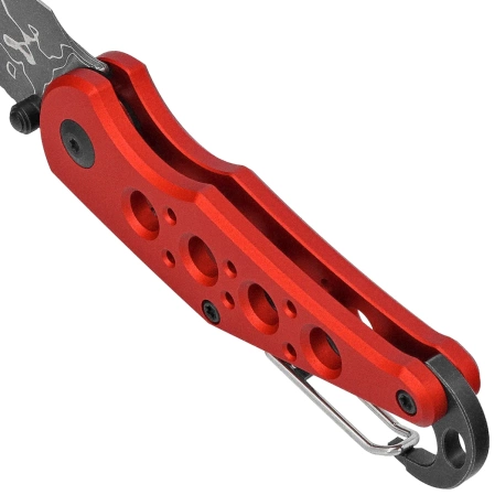 Nóż składany Civivi Pragma Red Aluminium, Damascus (C23062B-DS1)