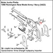 Pietta Roller Pin for 1858 Remington, 1862 Spiller & Burr (3422)
