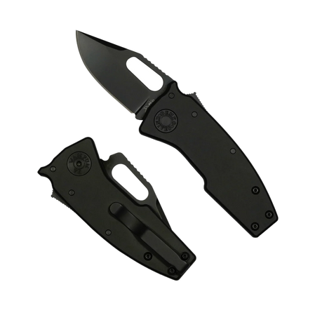 Nóż składany Demko Nano-Shark Stealth CP Black Aluminium, Black DLC CPM 20CV by Andrew Demko (NANO-20CV-Black ALUM-CP)