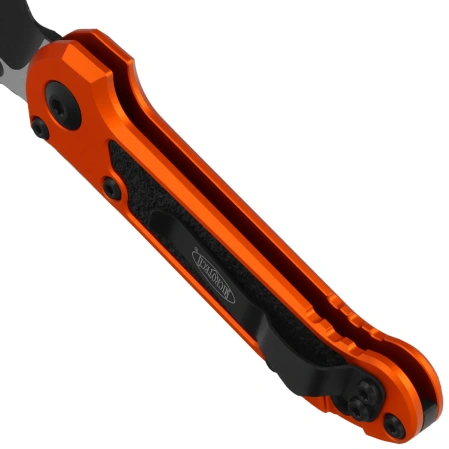 Microtech LUDT Gen III T/E Automatic Knife Orange Aluminum, Black M390MK by Tony Marfione (1136-1OR)