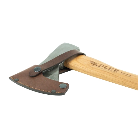 Adler Rheinland Hatchet Red/Black Hickory Wood, C60 Carbon Steel (201.0H060A011)