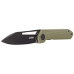 Kubey Royal Knife Green G10, Dark Stonewashed D2 by Colin Maisonpierre (KU321F)