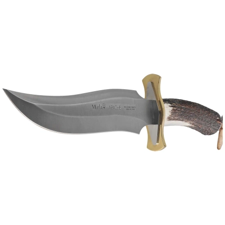 Muela Apache Deer Stag Knife, Satin X50CrMoV15