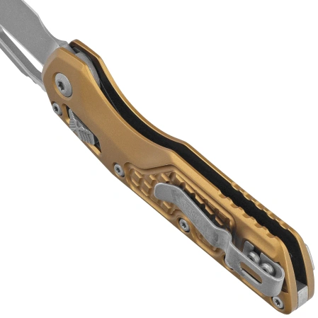 Nóż składany Microtech MSI S/E Tan Frag Aluminium, Apocalyptic M390MK by Tony Marfione (210-10APFRTA)