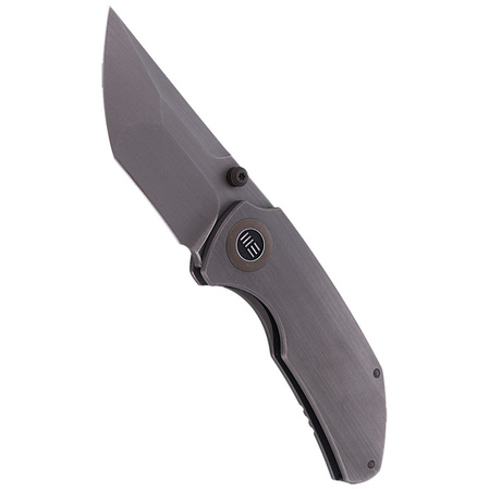 WE Knife Thug Gray Titanium, Gray Hand Rubbed CPM 20CV by Matt Christensen (2103B)