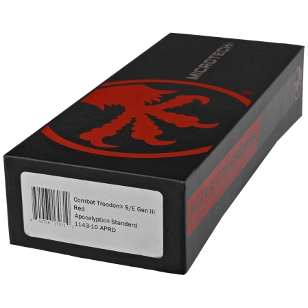 Nóż automatyczny OTF Microtech Combat Troodon Gen III S/E Red Aluminium, Apocalyptic M390MK by Tony Marfione (1143-10APRD)