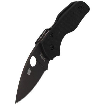Spyderco Lil' Native G-10 Black/Black Blade Compression Lock Plain (C230GPBBK)