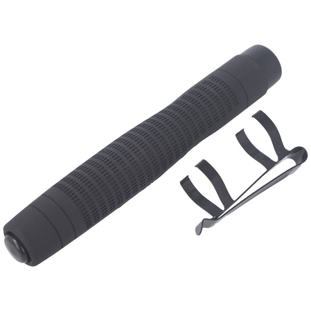 ESP Ergonomic hardened expandable baton 18'' with metal clip (EXB-18HE BLK BE-01)