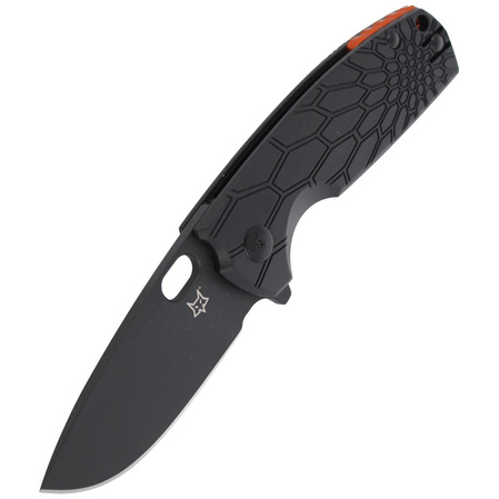 Fox Core Black FRN Knife, Cerakote Black N690 by Jesper Voxnaes (FX-604 B)