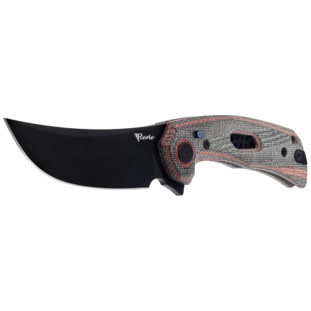 Nóż składany Reate PL-7 Red / Black Micarta, Black PVD Nitro-V (PL-7 RDBKM PVD)