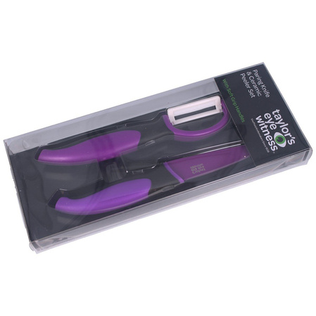 Taylor's Eye Knife Peeler and Peeler Set Violet (377800)