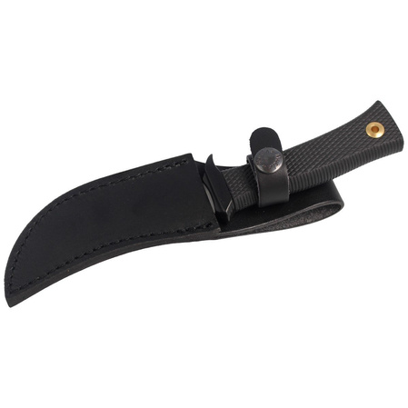 Muela PIK-AS Knife Black Rubber, Satin 420H