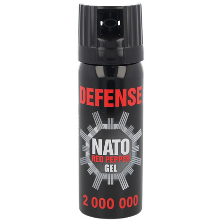Zestaw 3x Gaz pieprzowy Sharg Nato Defence Gel 2mln Cone 50ml i 2x chusteczka dekontaminacyjna (40050-C)