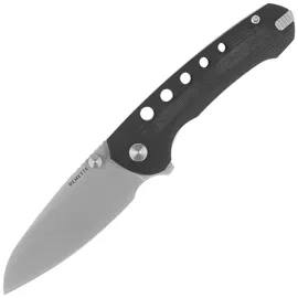 Nóż składany Remette RT-BEE-G w/Titanium Toothpick Black G10, Ceramic Sandblasting 14C28N