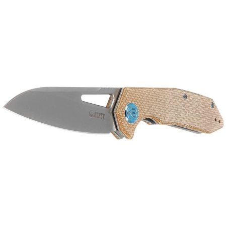 Nóż składany Kubey Vagrant Tan Micarta, Sandblasted M390 by Maksim Tkachuk (KB291V)