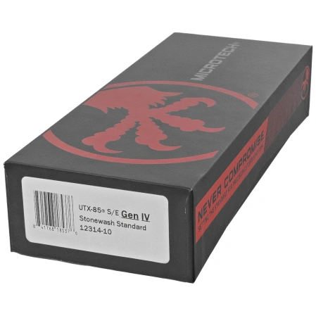 Microtech UTX-85 Gen IV S/E OTF Knife Black Aluminum, Stonewashed M390MK by Tony Marfione (12314-10)