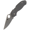 Spyderco Para 3 G-10 Dark Gray Maxamet Plain Knife (C223GPDGY)