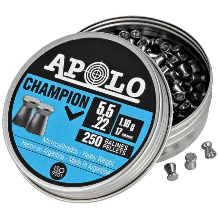 Śrut Apolo Champion 5.5 mm, 250 szt. 1.10g/17.0gr (19501)