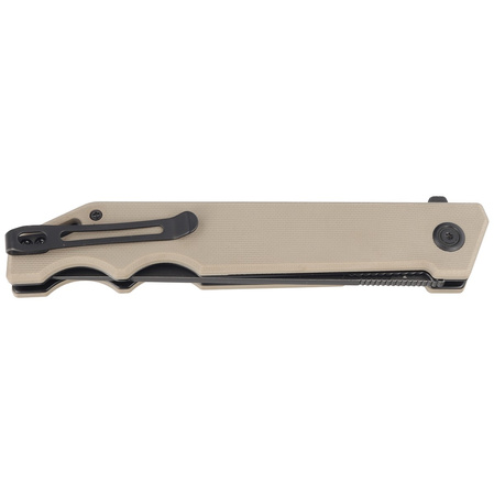 Kubey Knife Pylades Tan G10, Blackwash AUS-10 (KU253C)