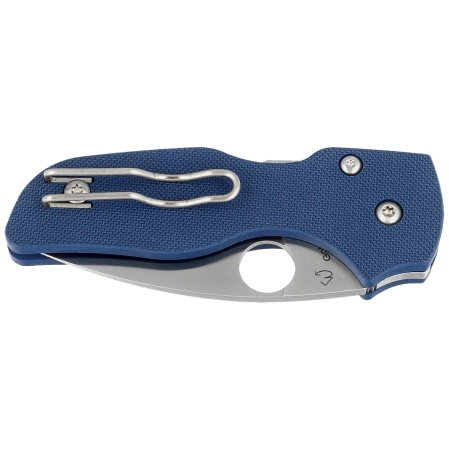 Spyderco Lil' Native Cobalt Blue G10, Satin CPM SPY27 by Eric Glesser (C230GPCBL)