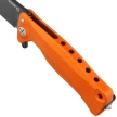 Nóż składany LionSteel SR11A Orange Aluminium, Black Sleipner by Molletta (SR11A OB)