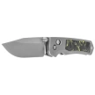 Remette RT-Aurora Knife Gray Titanium/Carbon Fiber, Manual Fine Grinding Satin/Pearlescent M390 (AURA-Y)