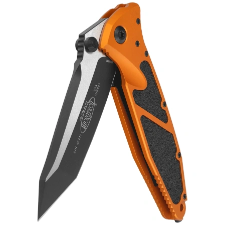 Nóż składany Microtech Socom Elite T/E-M Orange Tangerine Aluminum, Black M390MK by Tony Marfione (161-1OT)