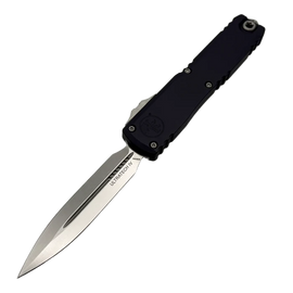 Microtech Ultratech Gen IV D/E OTF Knife Graphite Aluminum, Stonewashed M390MK by Tony Marfione (11224-10GP)