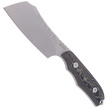 Kubey Knife Aiden, Black Micarta, Sand Blasted D2 by Damiano Dall'Amico (KU341A)