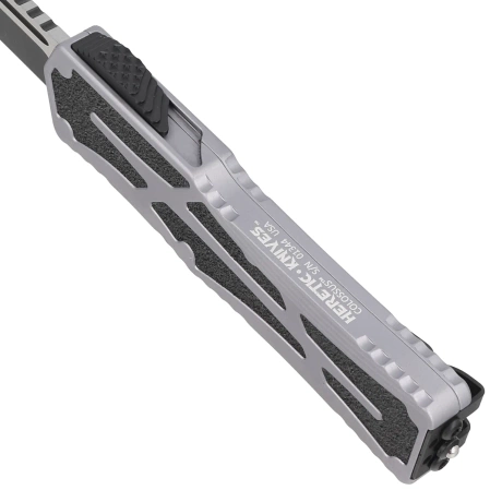 Heretic Knife Colossus SE Gray Aluminum, Cerakote Two-Tone Black MagnaCut by Tony Marfione Jr.