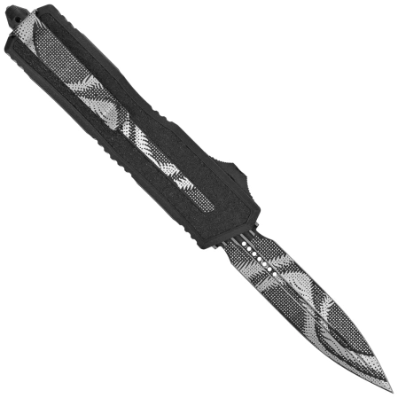 Nóż automatyczny OTF Microtech Scarab II Gen III D/E Geo Trace Camo Aluminium, Geo Trace Camo M390MK by Tony Marfione (1280-1GOC)